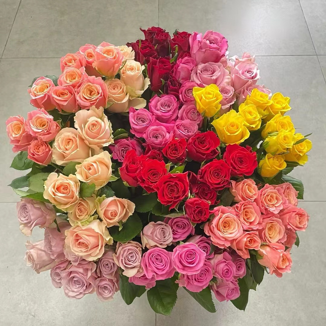 【大聪明卖花】云南玫瑰 任意两单花材升级顺丰冷链或德邦快递