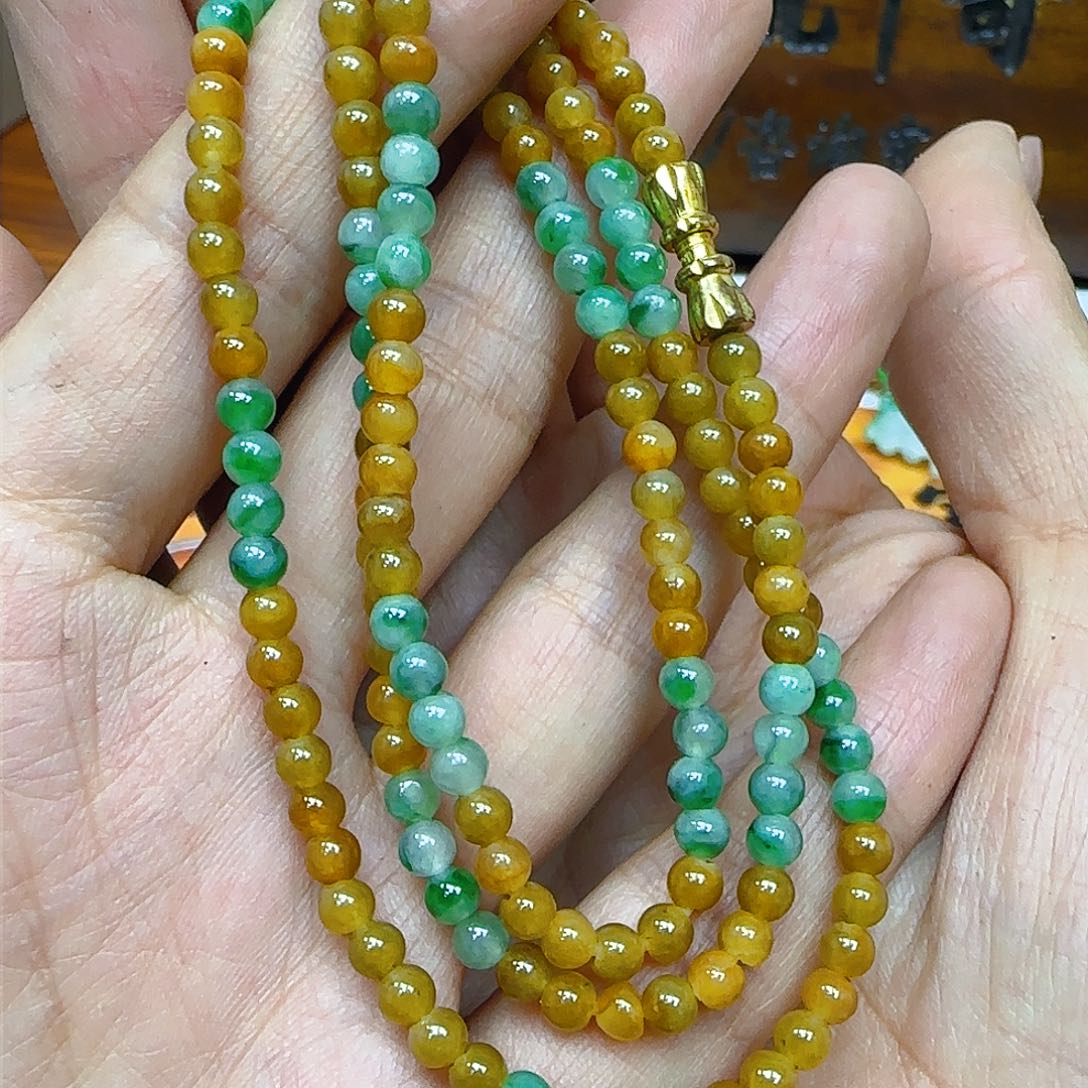 翡翠颈饰银S925镶嵌翡翠350