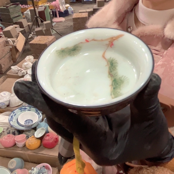 陶摆件景德镇高温瓷老厂瓷