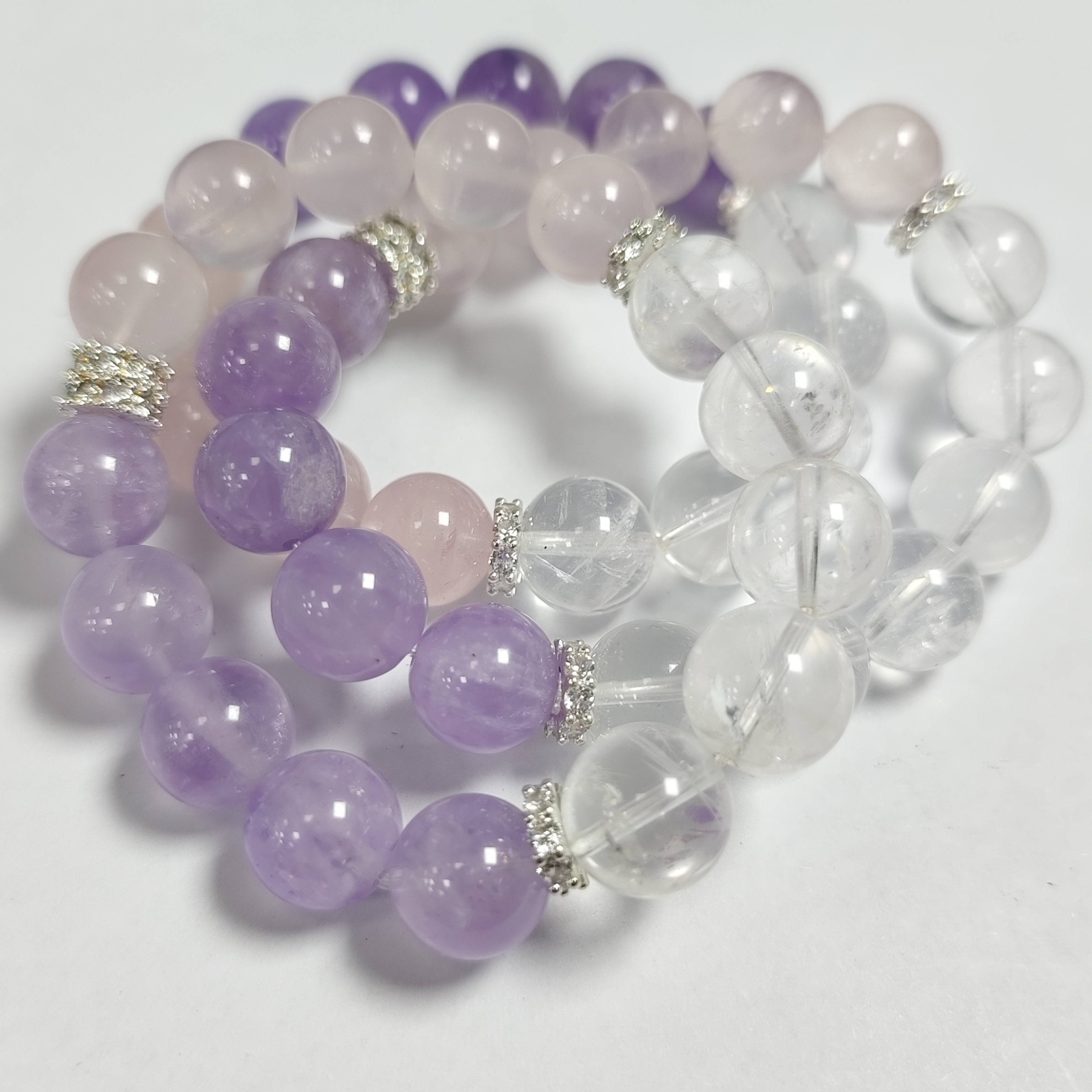 【书记甄选】天然原创水晶单圈手链 多样性发一件 约11mm 7887GY