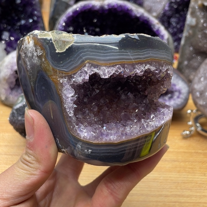 紫晶钱袋子未镶嵌