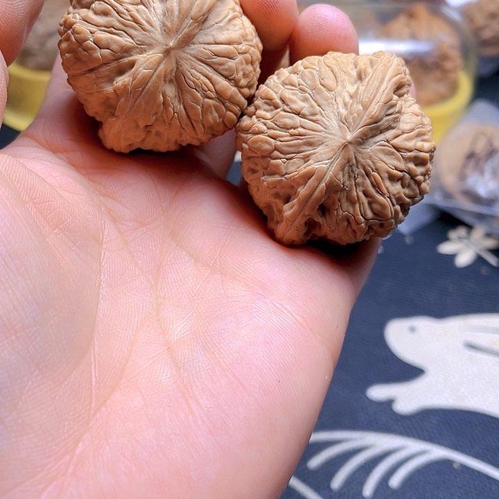 文玩核桃吊坠平底锅一对41尺