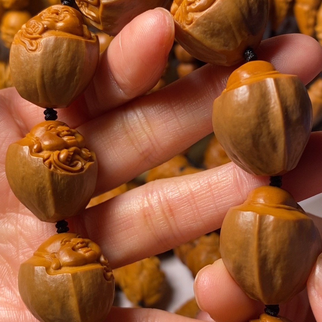 橄榄核手串/手链鲨鱼背弥勒