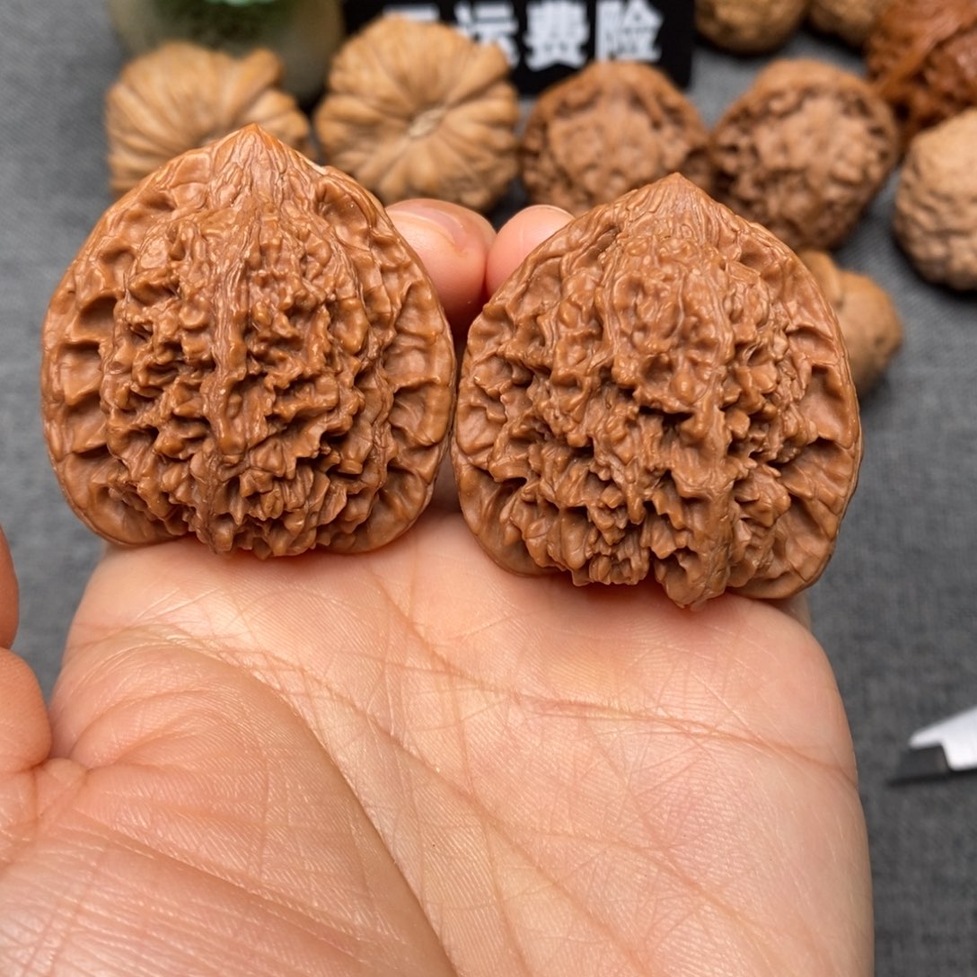 清***宝文玩核桃吊坠满天星