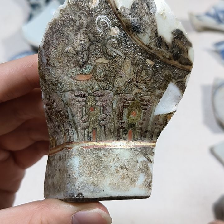 摆件瓷片瓷片瓷片瓷片