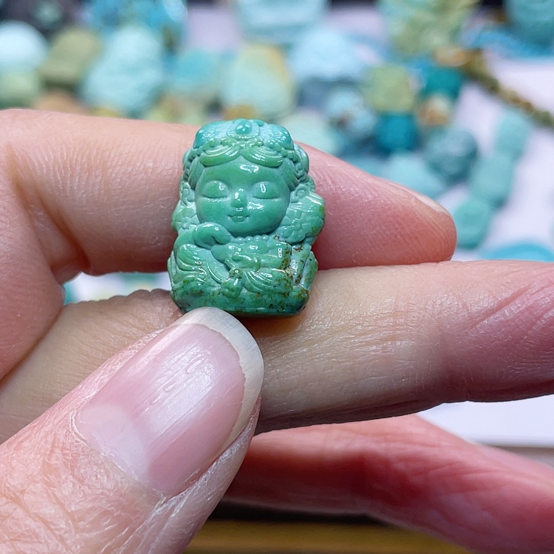 绿松石未镶嵌配饰