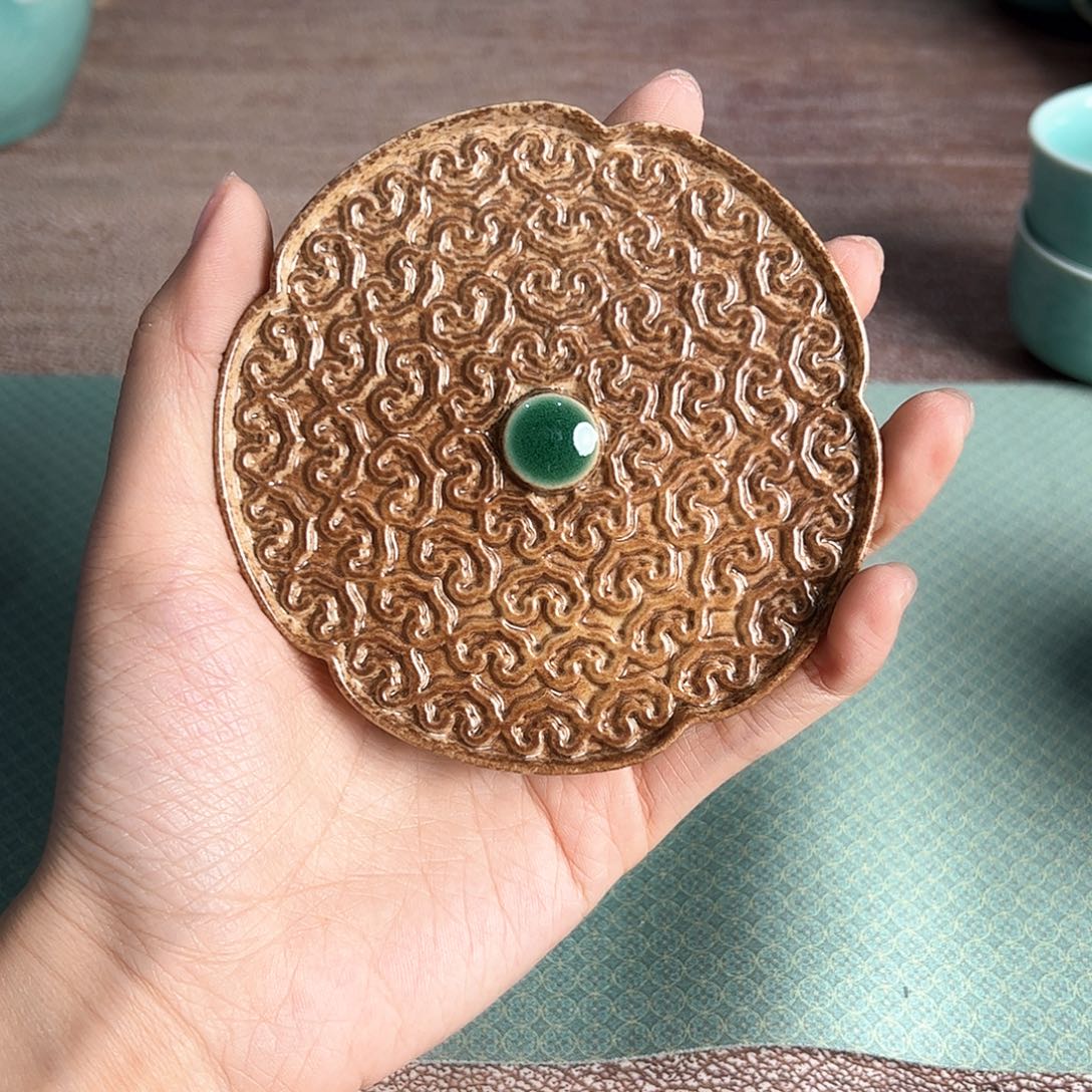 龙泉云间青瓷小米茶器