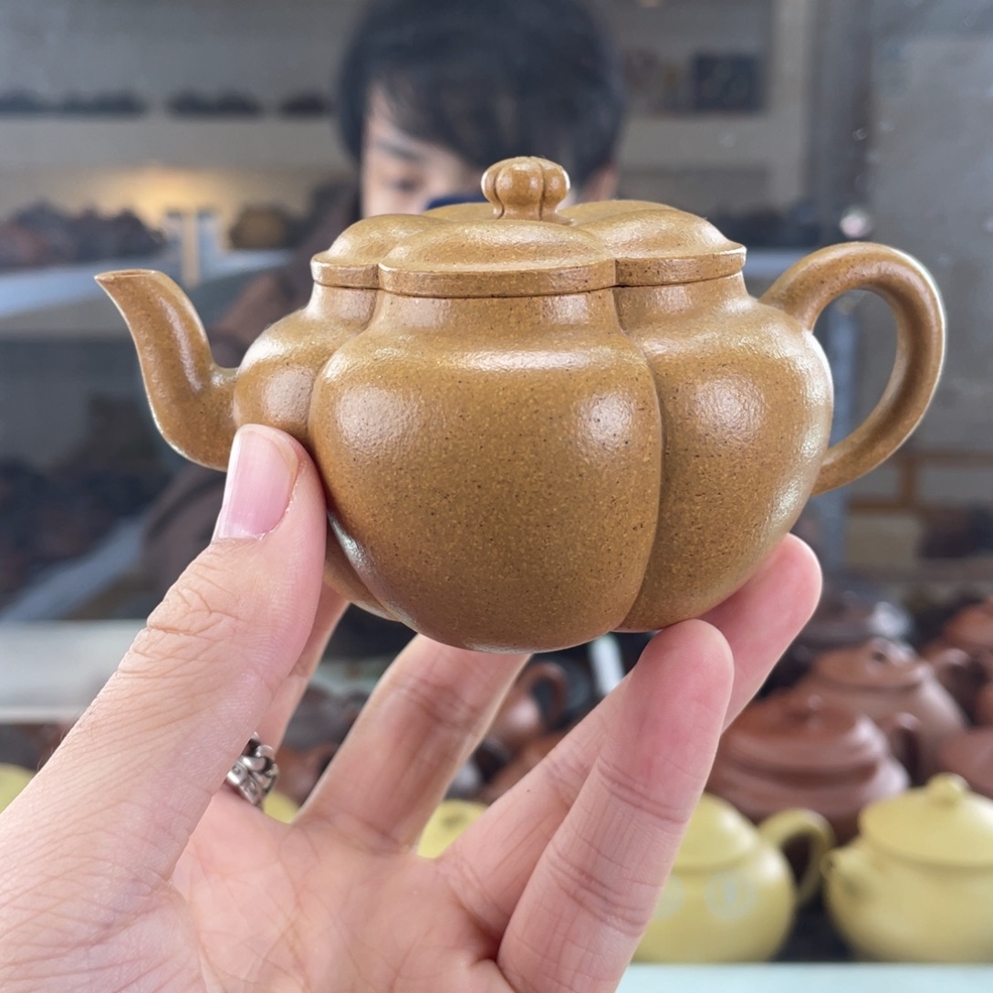 茶壶紫砂130cc黄金段茶壶