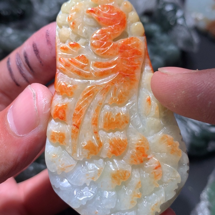 翡翠未镶嵌颈饰保真天然a货翡翠