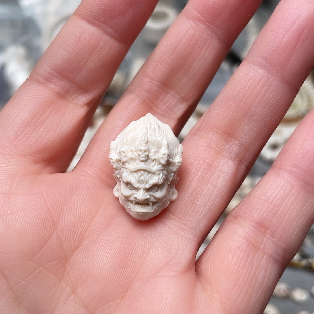 手串/手链/手镯猛犸象牙大黑天头16尺寸