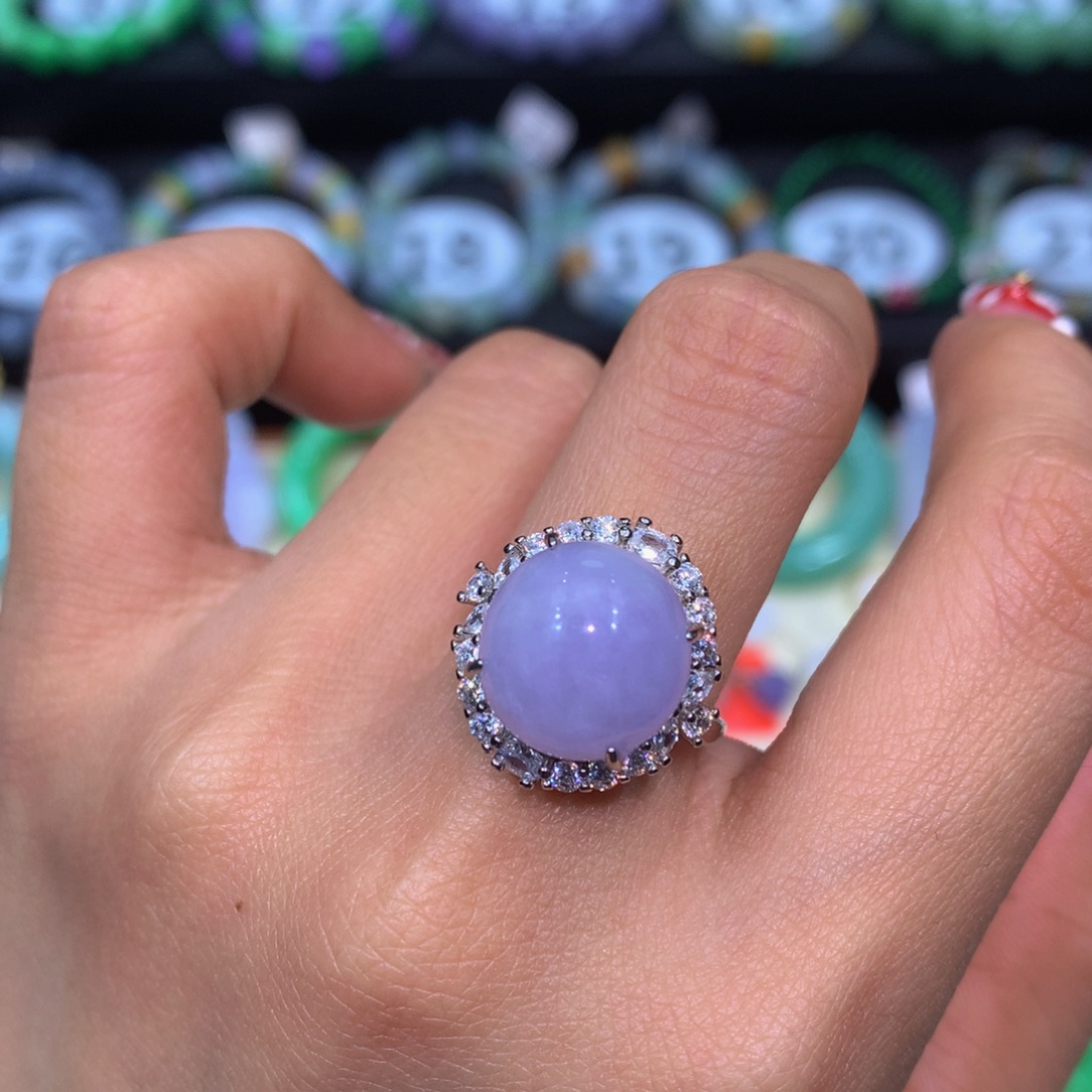 翡翠银S925镶嵌颈饰