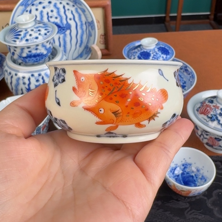 红***耀陶摆件景德镇陶瓷美术作品