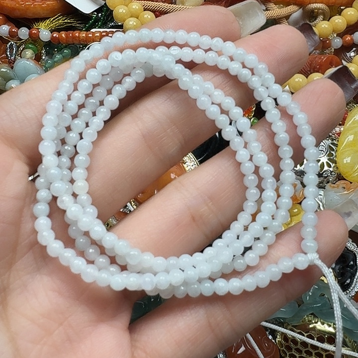 翡翠未镶嵌项链翡翠