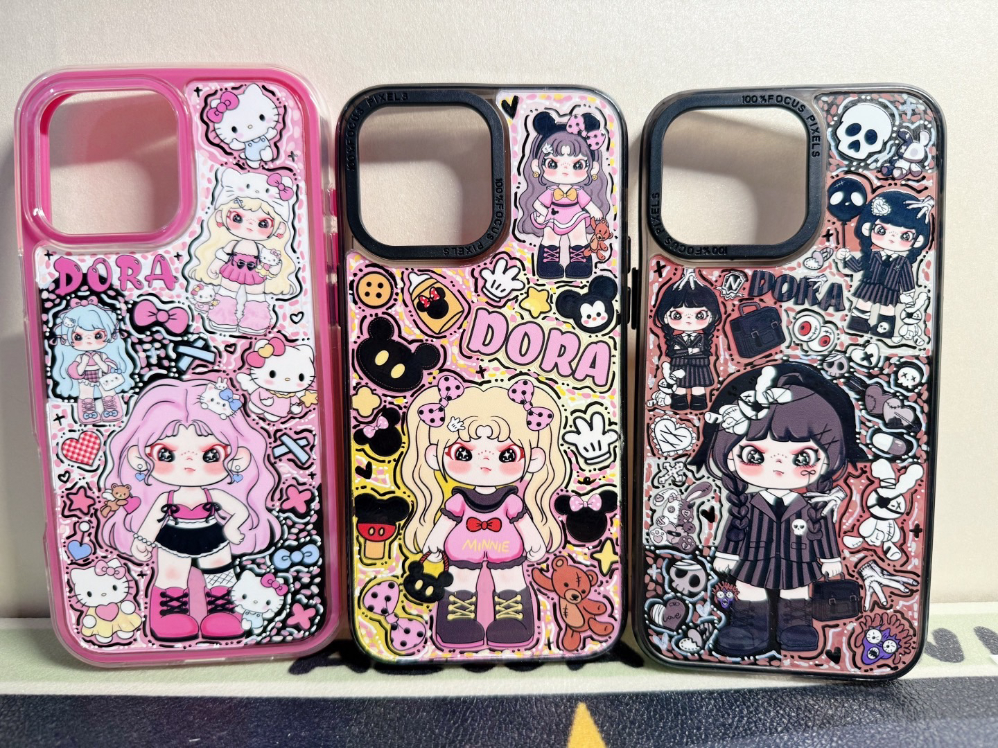 适用苹果华为小米华为手机壳可爱卡通防摔创意DIY手作滴胶手机壳