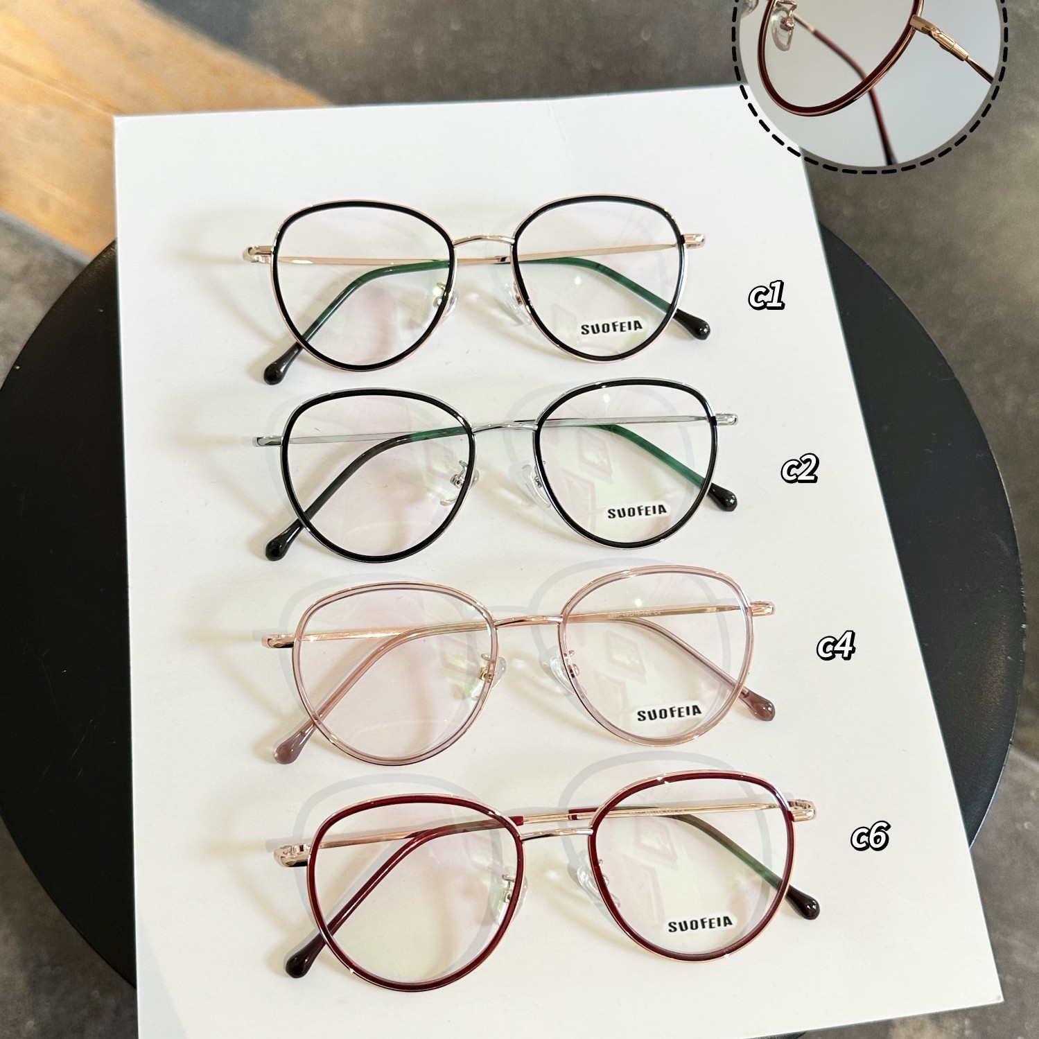 高品质时尚百搭金胶眼镜框