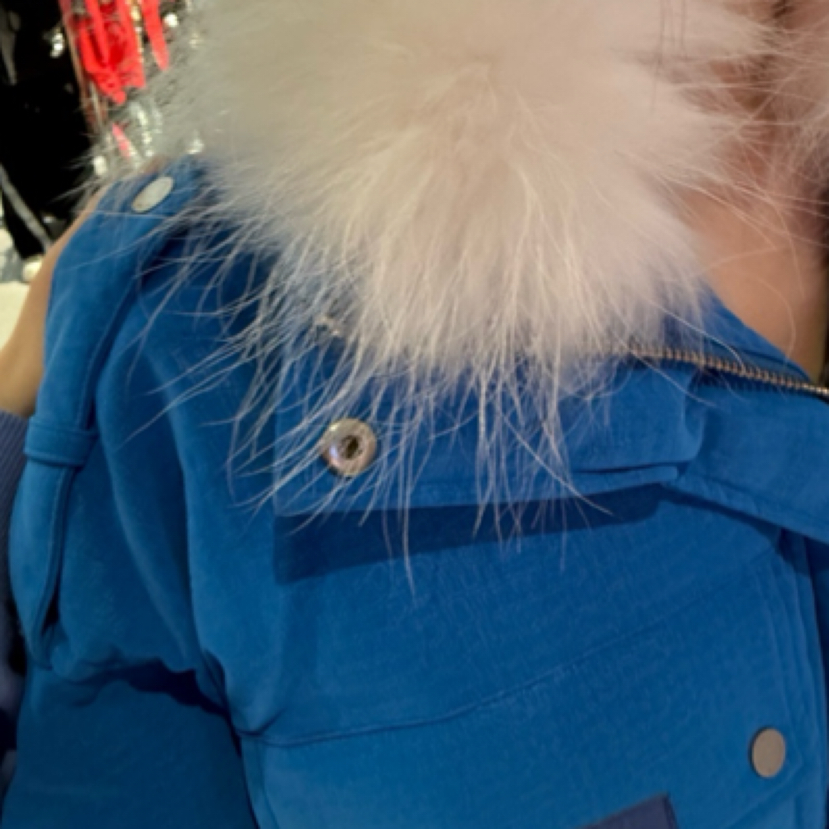 MWM 白色毛毛羽绒服男女同款