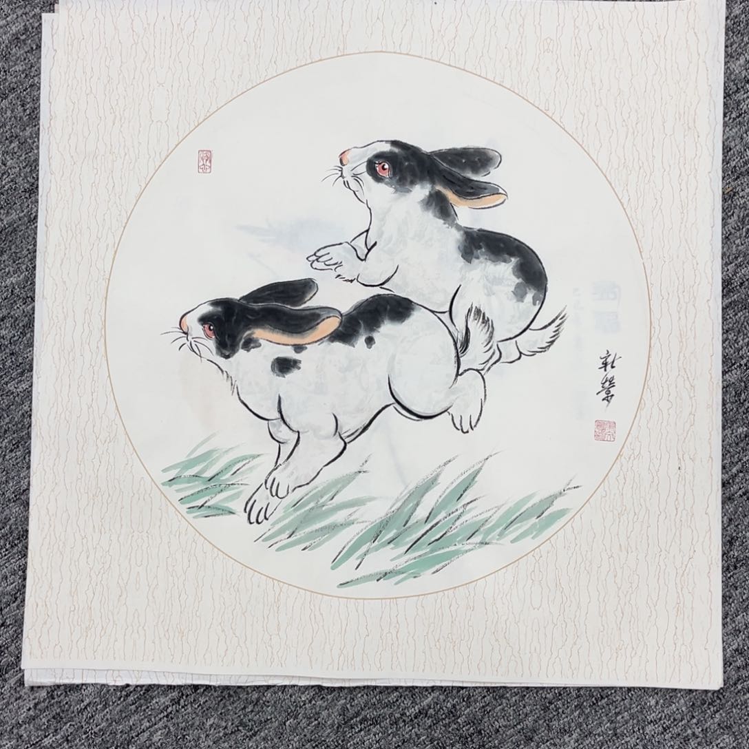 国画绘画马老师作品50.50