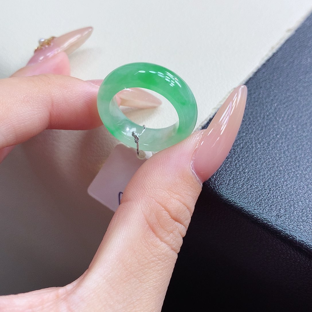 未镶嵌戒指翡翠10-11号
