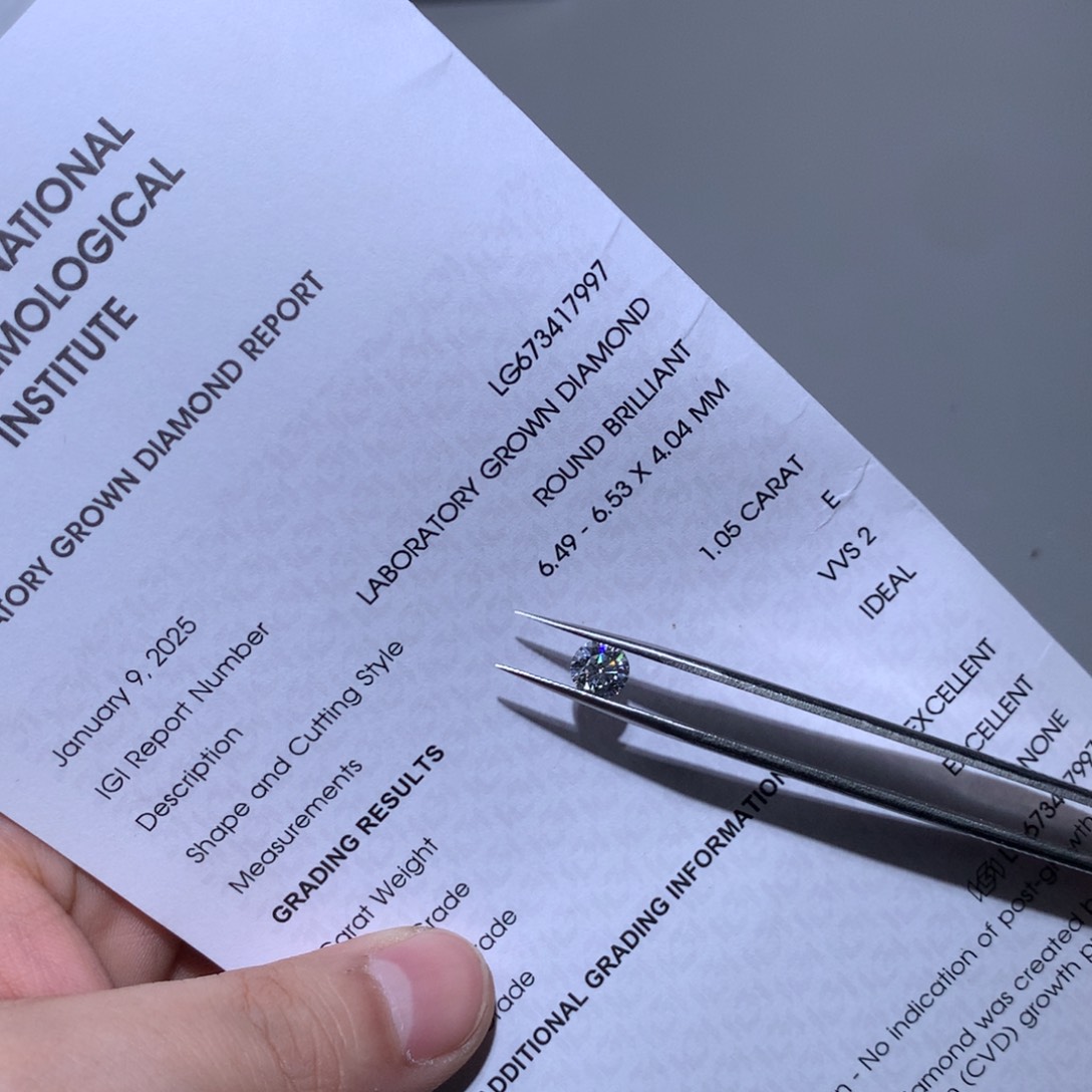 实验室培育钻石裸石未镶嵌