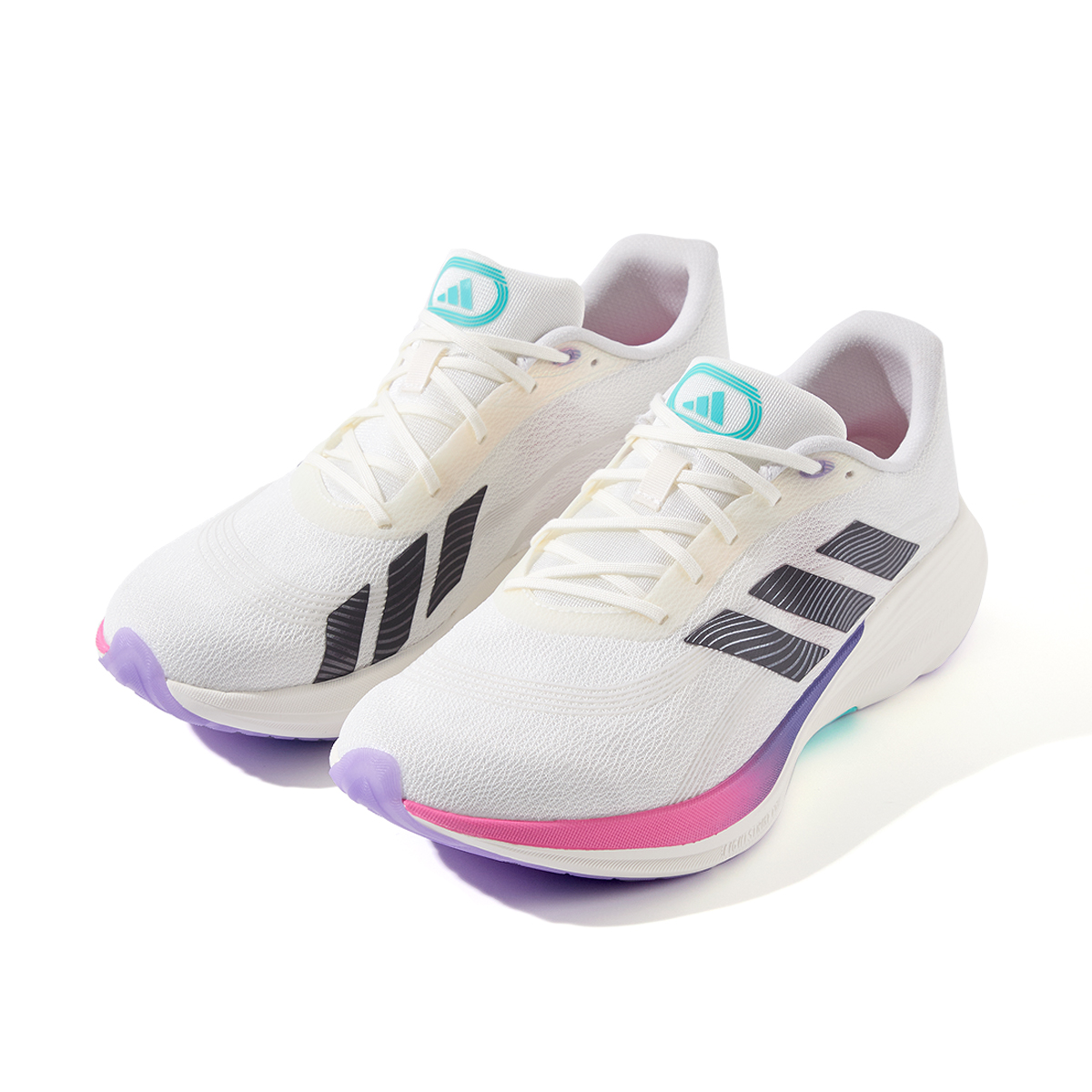 adidas/阿迪达斯透气技术男网面橡胶竞速运动鞋支撑跑步鞋JS2330