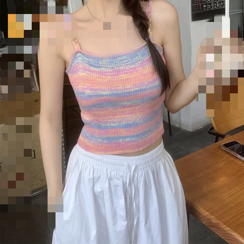 （糖糖399-699非主图款下单需备注编码）时尚简约女士外穿吊带背心