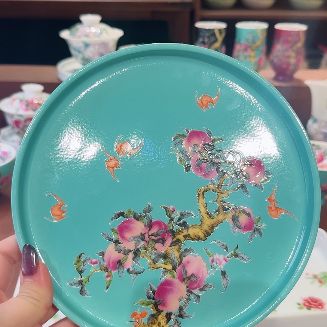 珐琅彩主人杯茶具套装