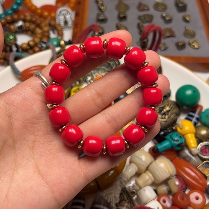 泥塑藏式风格手串