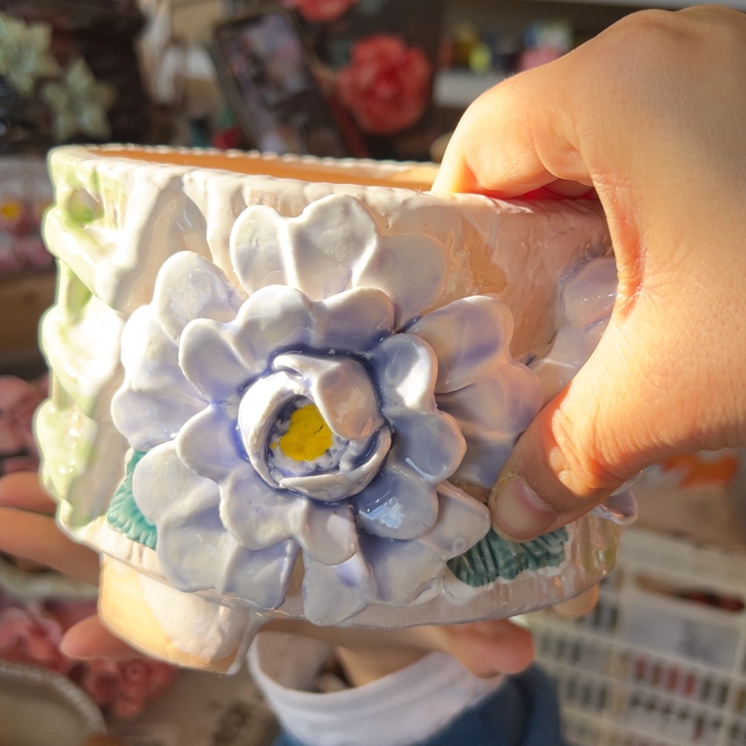 多肉花盆，满20发货，爱退款拉黑