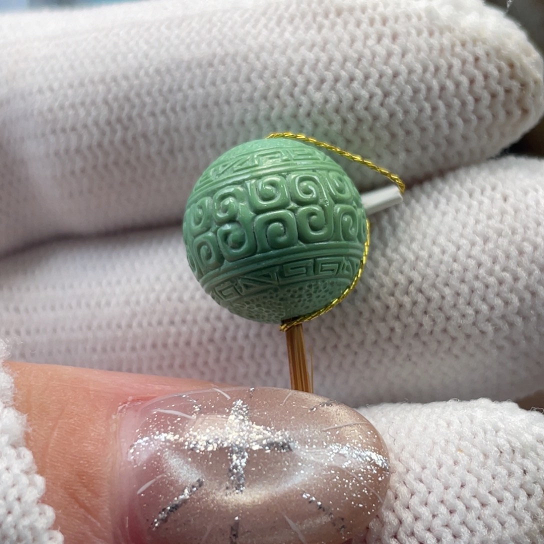 绿松石未镶嵌挂件