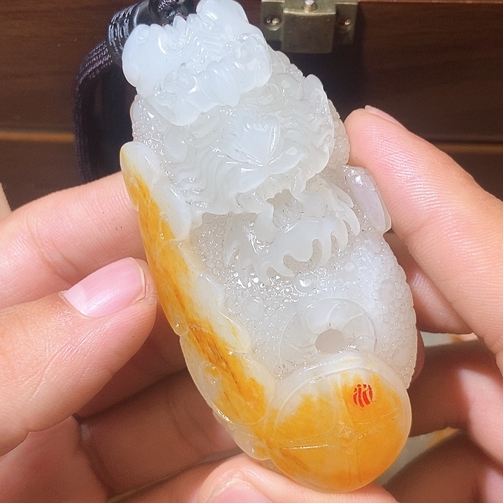 和田玉未镶嵌颈饰HX