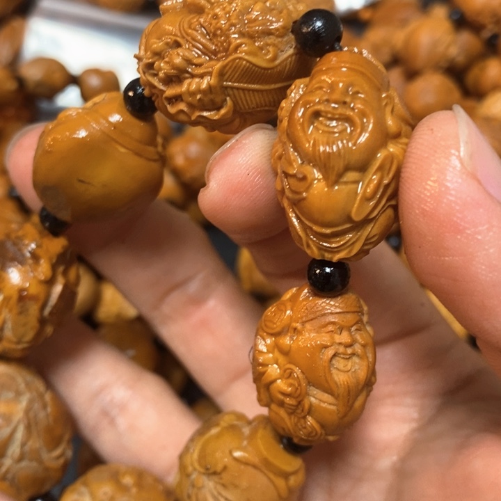 橄榄核手串/手链橄榄微瑕2.1财神