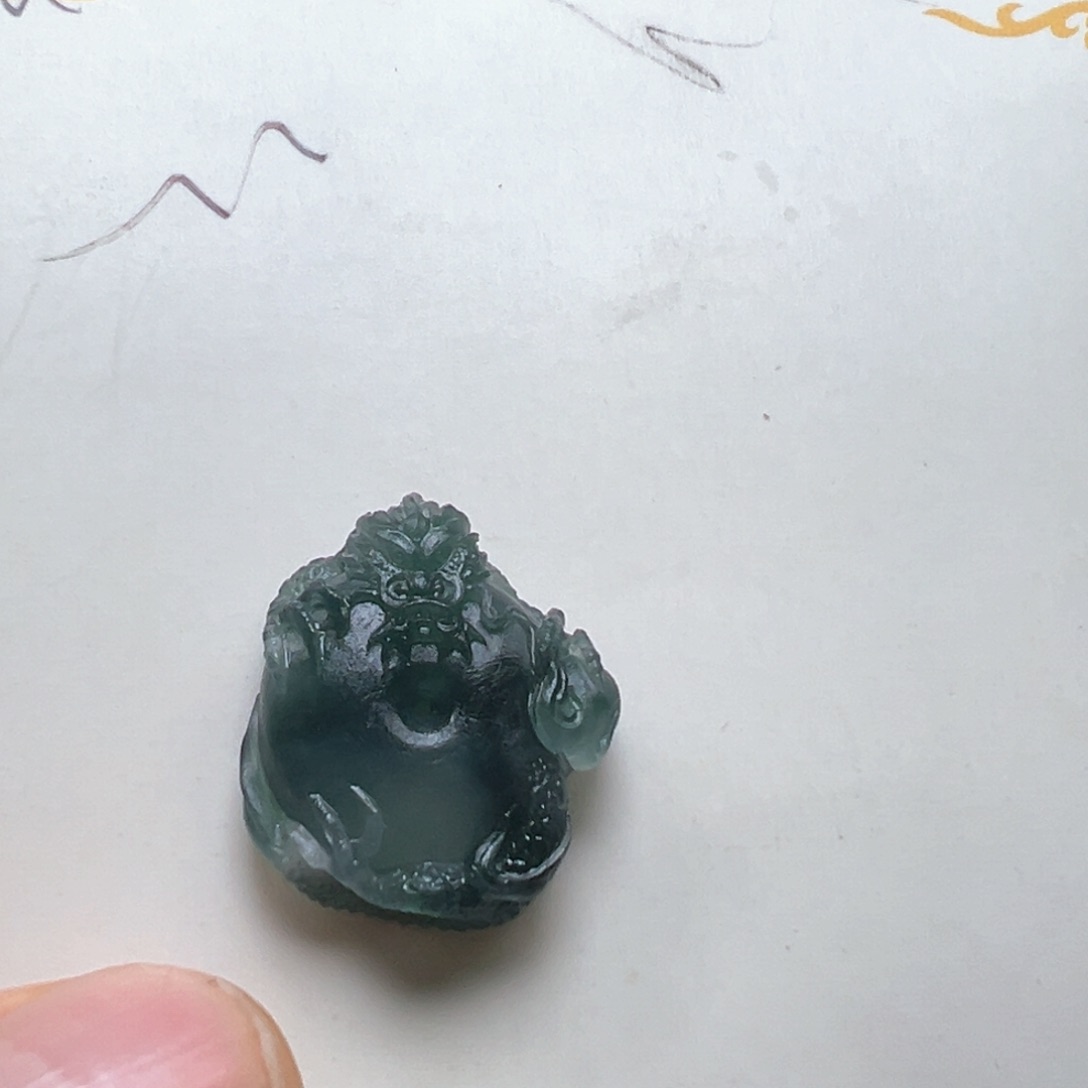 颈饰未镶嵌翡翠王***火缅甸翡翠A货