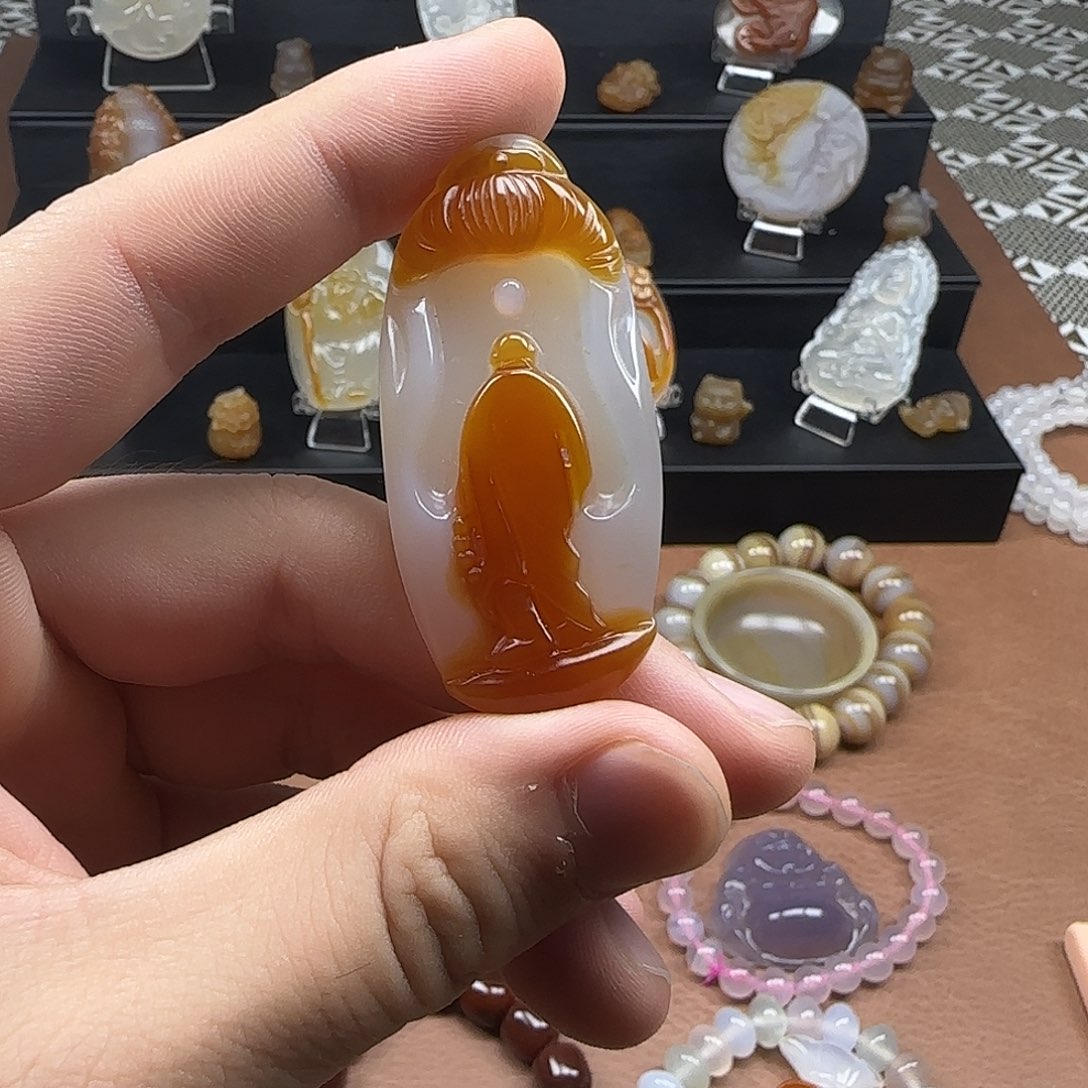 玛瑙/玉髓未镶嵌颈饰