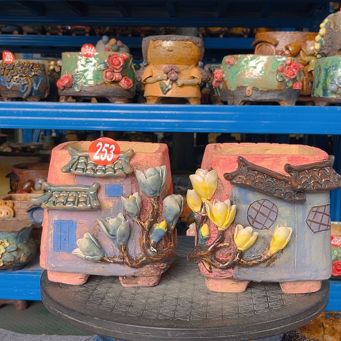 微瑕253 号陶然花器厂家直销