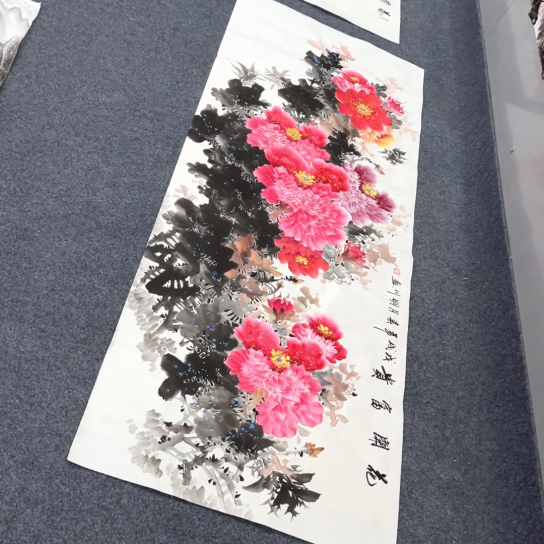 国画国画作品老师手绘