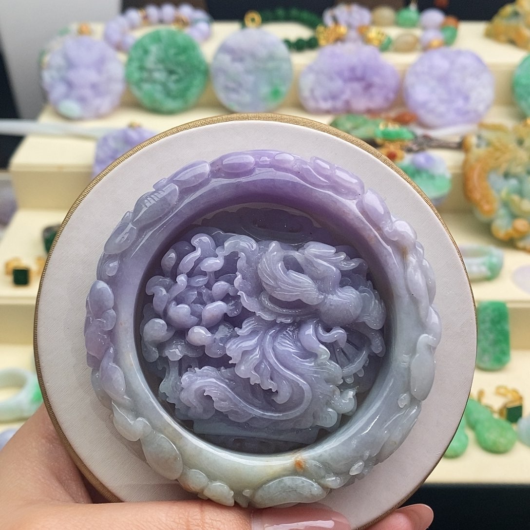 翡翠未镶嵌手镯套镯