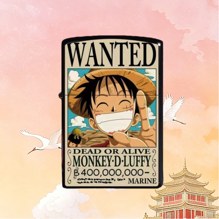 路飞煤油防风打火机男士送男友达人无油