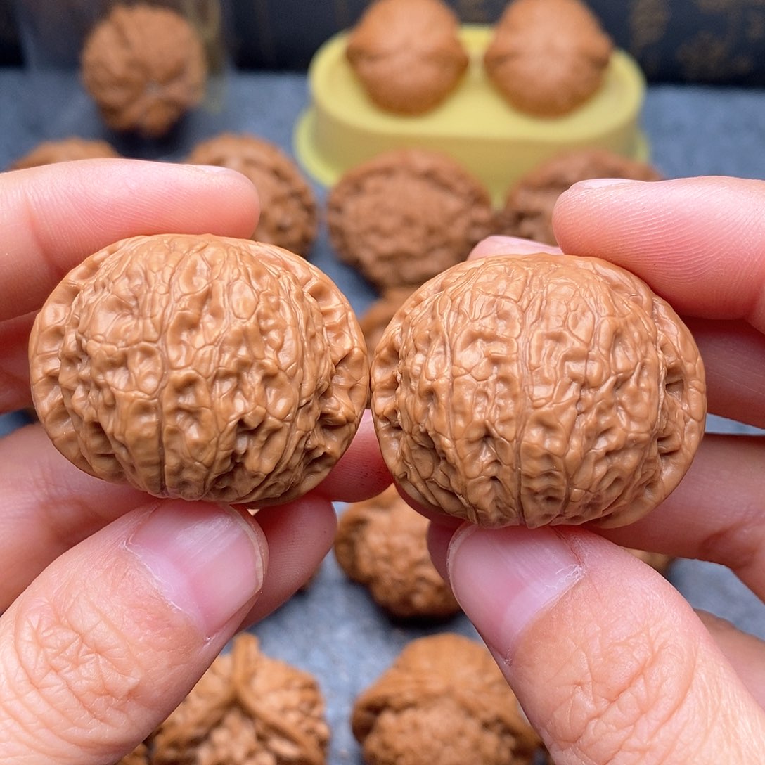 文玩核桃把件乾隆磨37尺