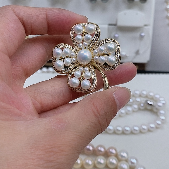 未镶嵌淡水珍珠胸针