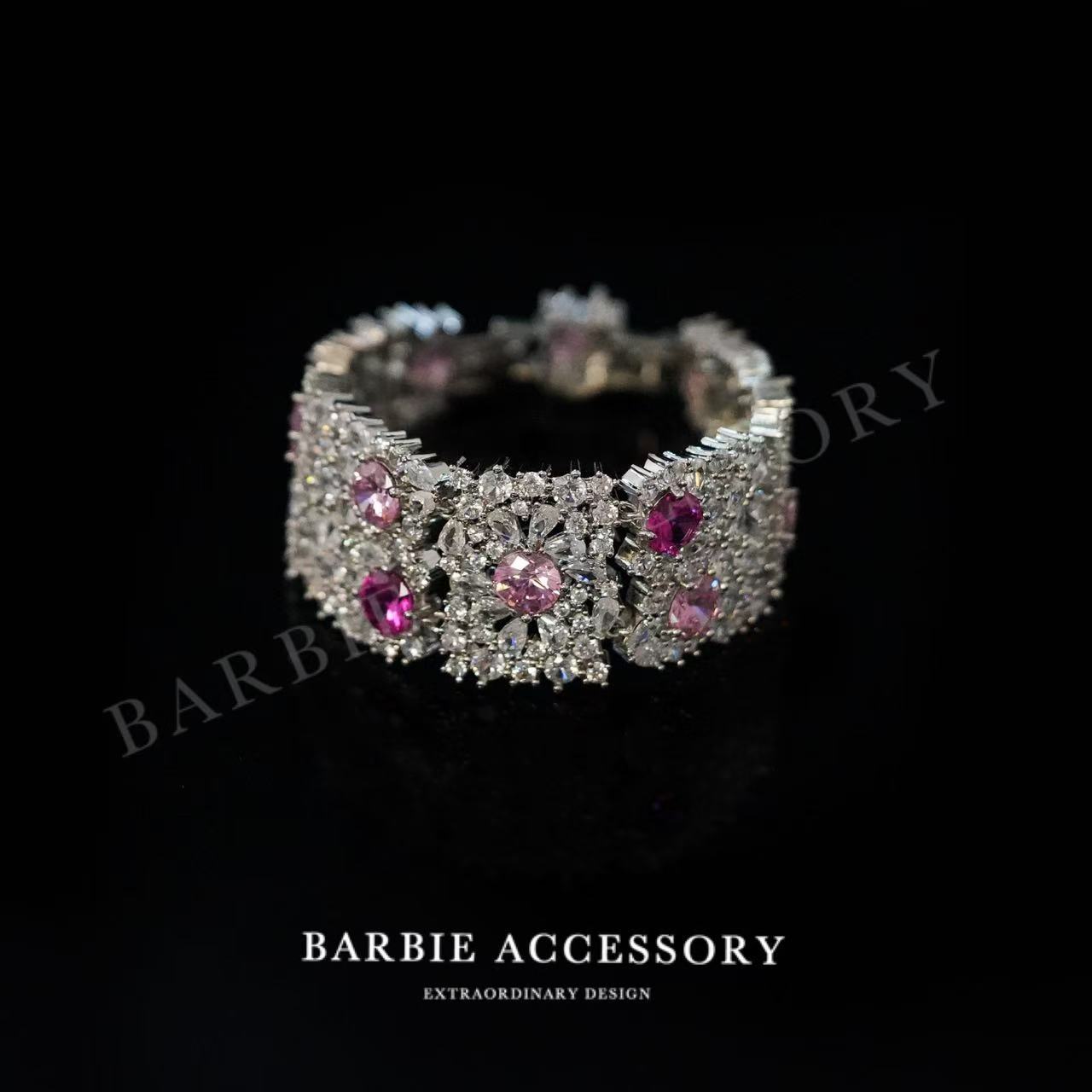 铜合金合成锆石手链 【星殿戏恋】时尚轻奢设计款高级绝美百搭手链