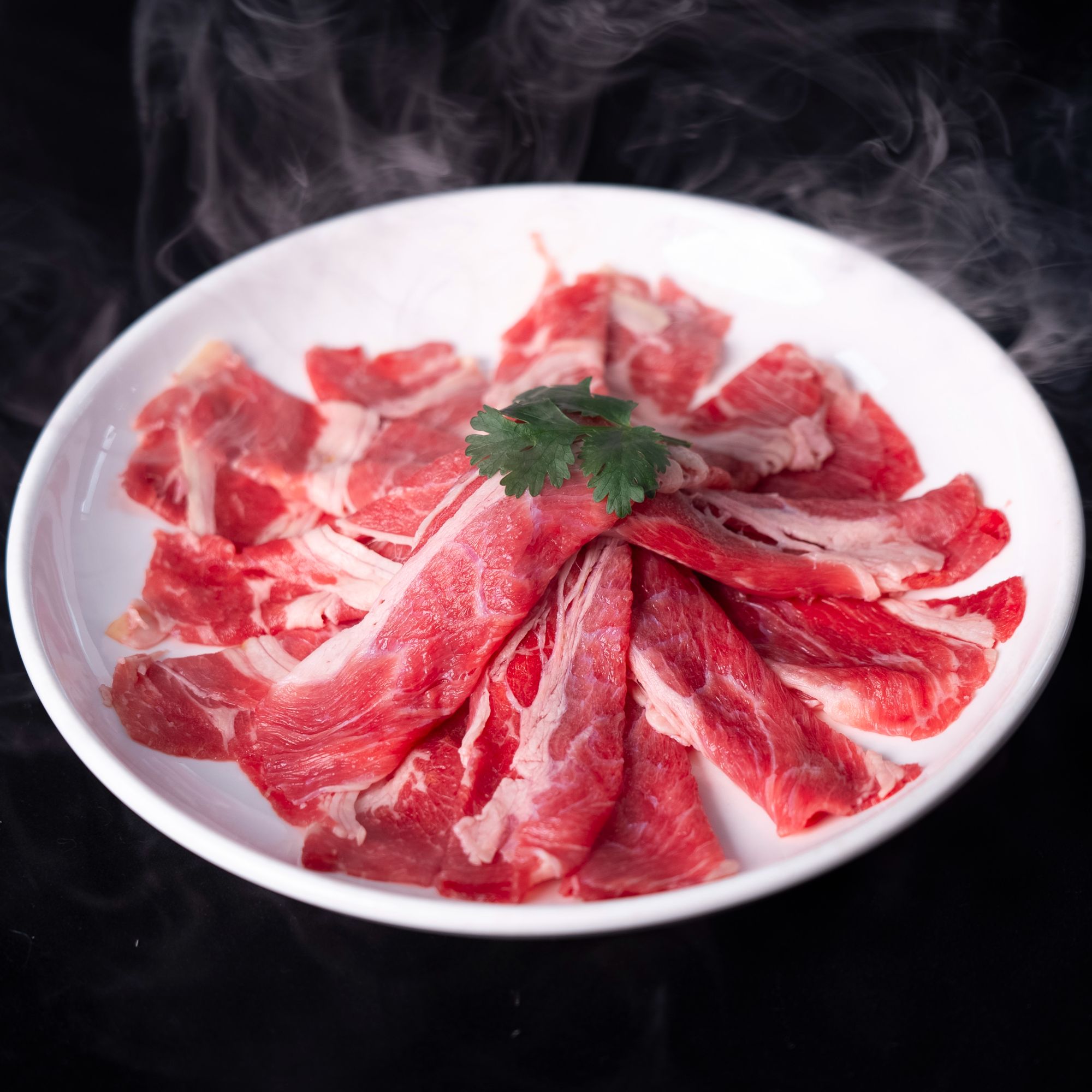 原切上脑牛肉卷上脑牛肉片火锅食材烤肉餐饮整块牛肉无添加2盒700g