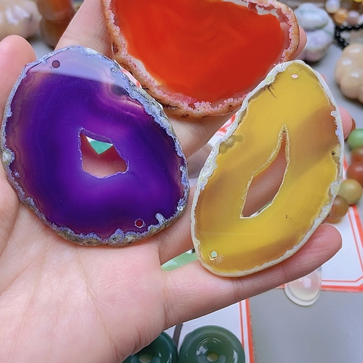 【闪购商品】未镶嵌玛瑙/玉髓珠宝半成品酒***事