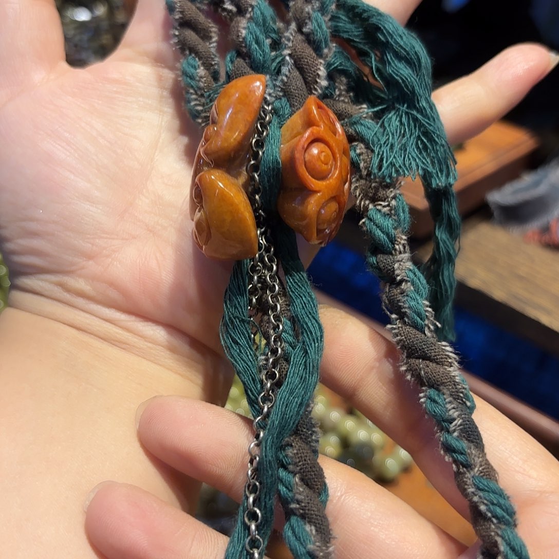 翡翠颈饰未镶嵌原创