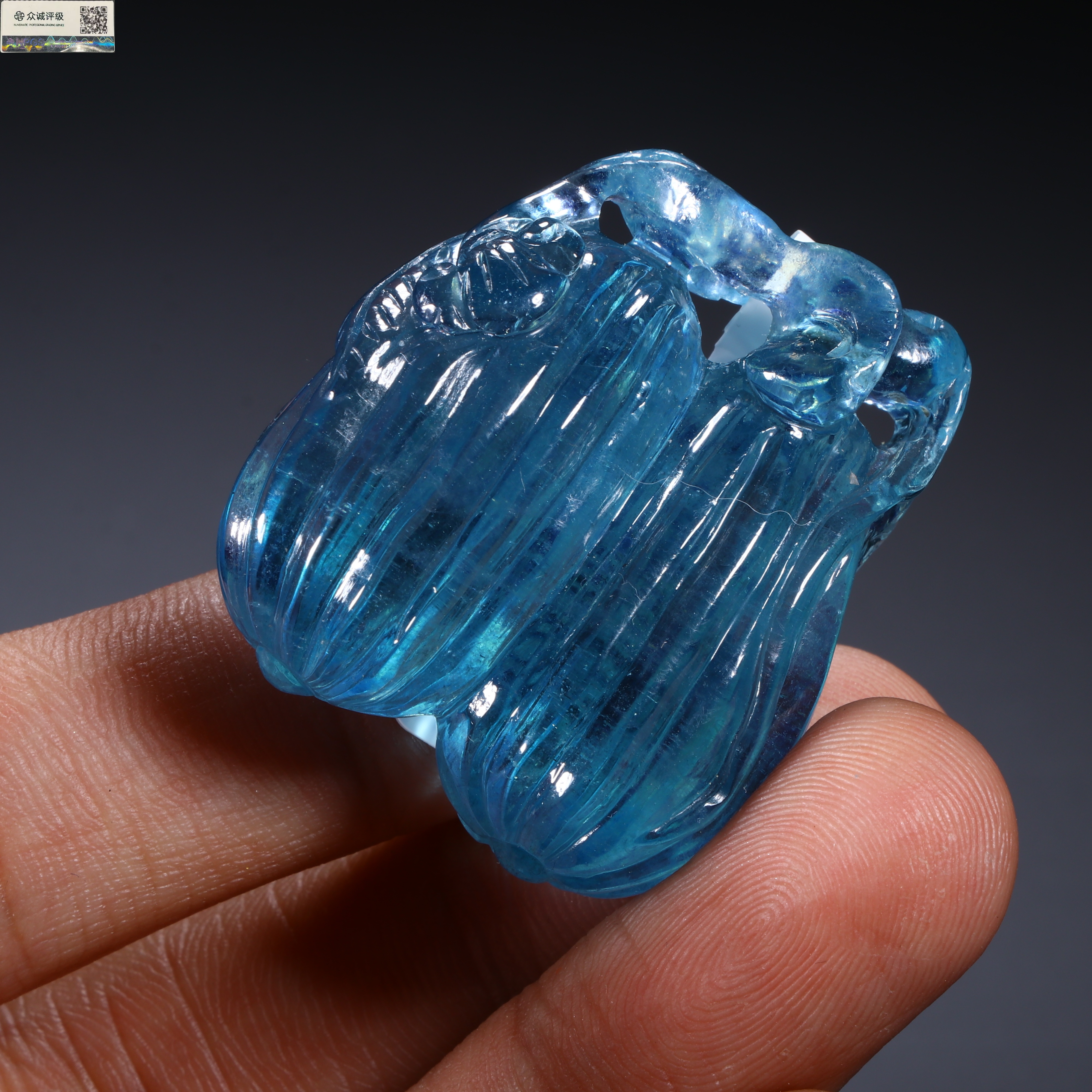 1026014/博古通今/集古藏今/海蓝宝吊坠/古董首饰