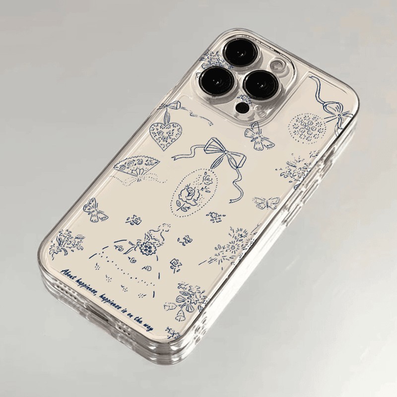 线条婚纱适用苹果16Plus手机壳iPhone15PROMAX新款14/13/12透明壳