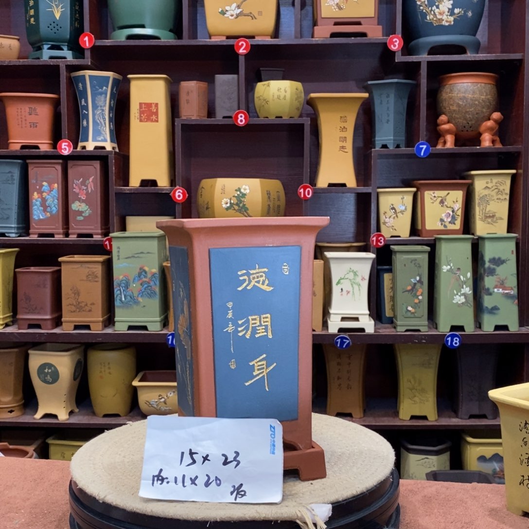 紫砂花盆紫砂花盆