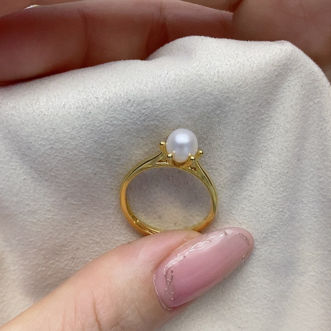 【闪购商品】淡水珍珠戒指未镶嵌15