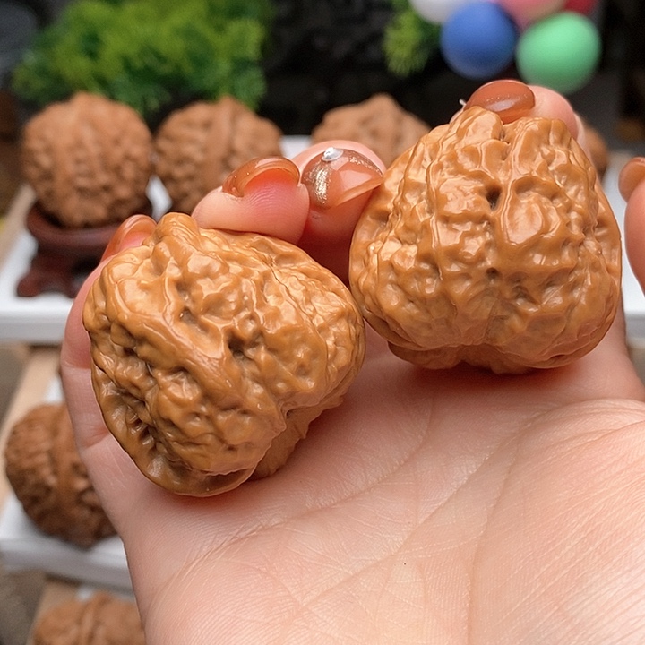 文玩核桃把件蛙蛙36