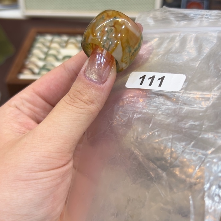 玛瑙/玉髓合金戒指111港21