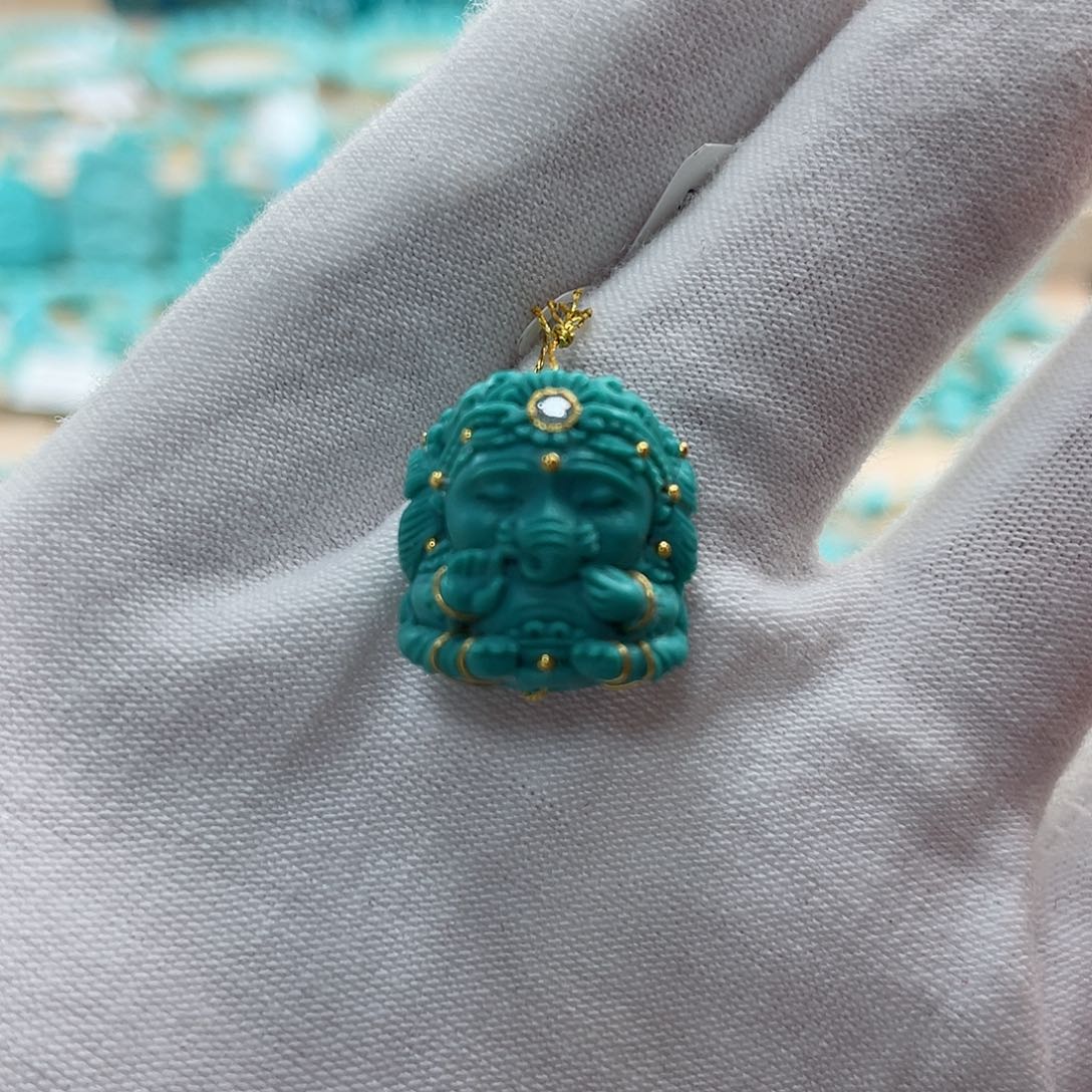 绿松石珠宝奇石未镶嵌